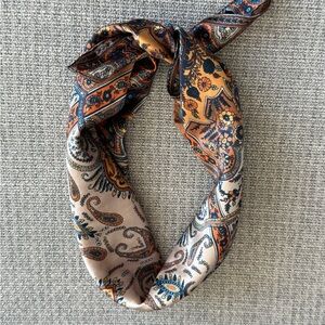 Paisley Silk Ascot